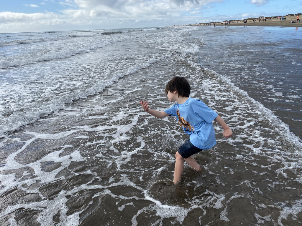 Max at the Playa del Inglés beach