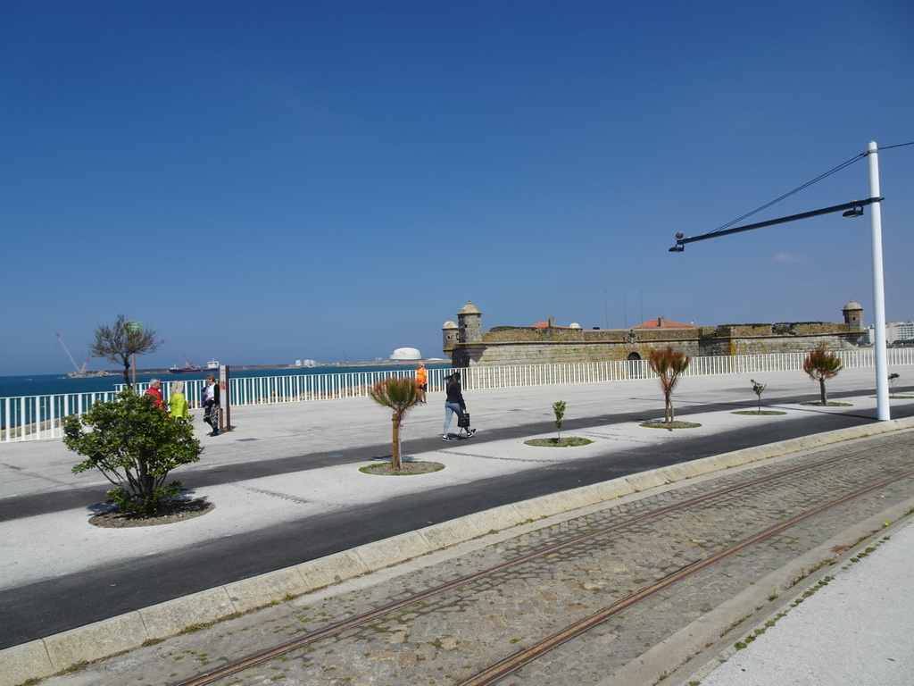 The Praça de Gonçalves Zarco square, the Castelo do Queijo castle and the Terminal de Cruzeiros do Porto de Leixões