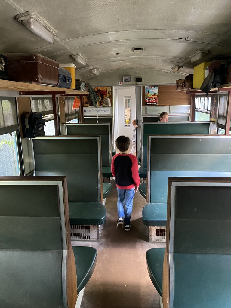 Max at the Indian train at the Asia section of ZOO Planckendael