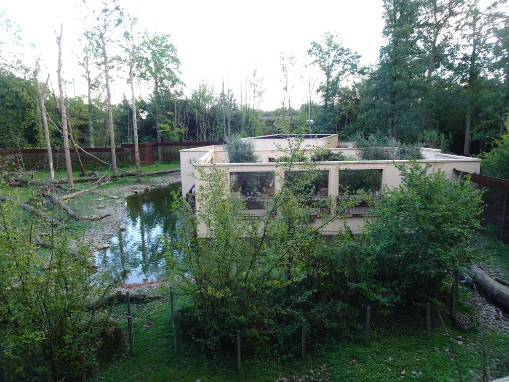 Barbary Macaque building at the Africa section of ZOO Planckendael