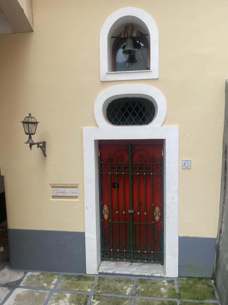 Entrance to the Chiesa di San Giovanni a Mare church at the Via San Giovanni a Mare street