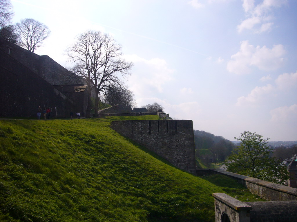 The Citadel of Namur, viewed from the east side