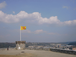 Viewing point at the northeast side of the Citadel of Namur, with a view on the east side of the city