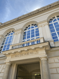 Facade of the Acquario di Napoli aquarium at the Villa Comunale park