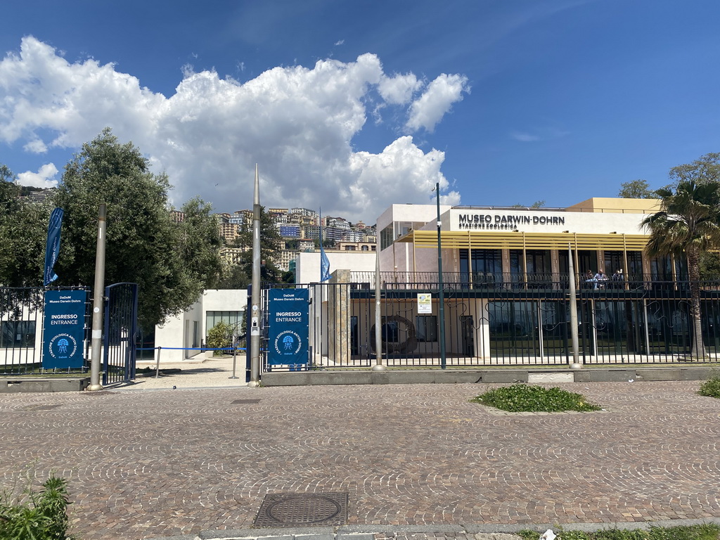 Front of the Museo Darwin Dohrn museum at the Villa Comunale park