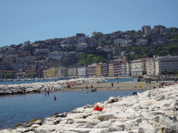 Mappatella Beach, viewed from the Via Francesco Caracciolo street