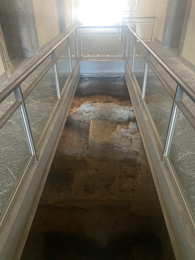 Tombs at the Armoury Hall at the Castel Nuovo castle