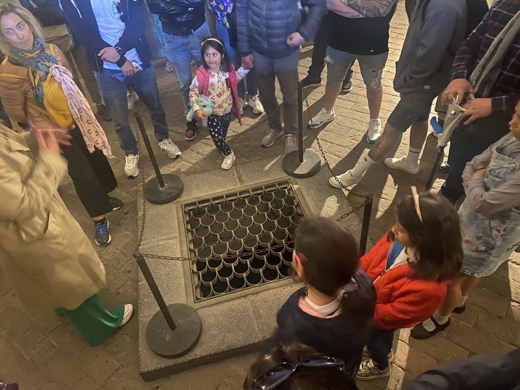 Grate at the Armoury Hall at the Castel Nuovo castle