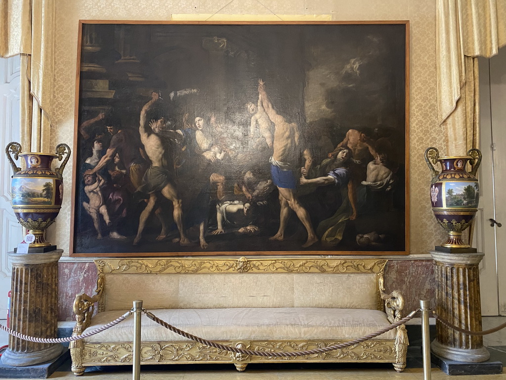 Painting at the Chamber of Maria Cristina at the Royal Palace of Naples