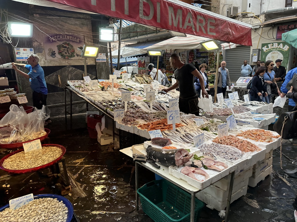 Fish at the Fish Market at the 4a Traversa Garibaldi street