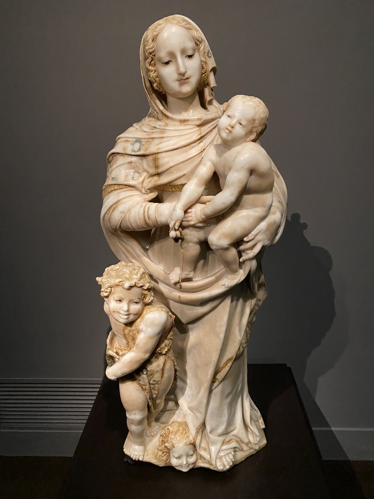 Statue at the exhibition `Gli Spagnoli a Napoli` at the Lower Floor of the Museo di Capodimonte museum