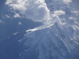 The Alps mountains, viewed from the airplane to Eindhoven