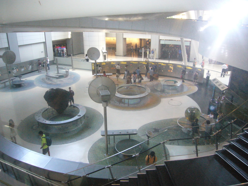 Inside the Hayden Planetarium