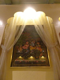 Painting at the India Gate restaurant