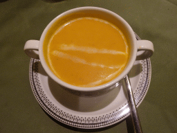 Soup at the India Gate restaurant