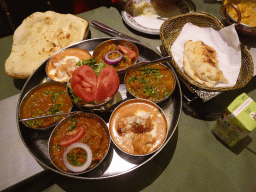 Curry at the India Gate restaurant