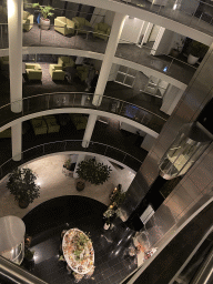 Lobby of the Sanadome Hotel & Spa, viewed from the Fourth Floor, by night