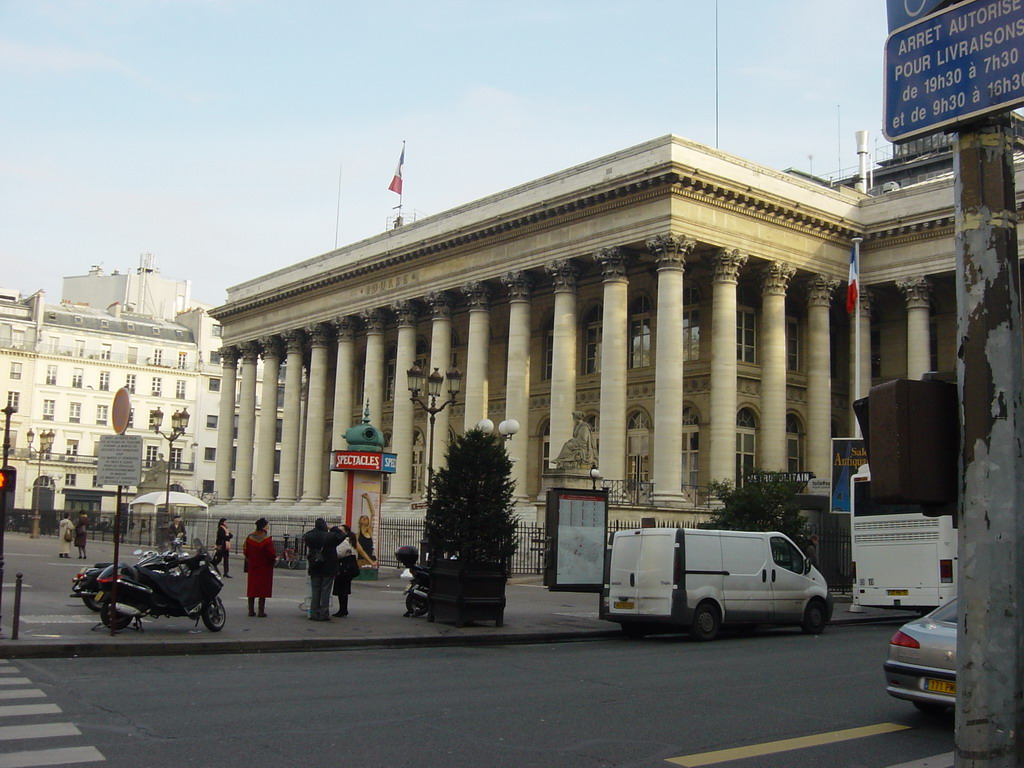 The Paris Bourse (stock exchange)