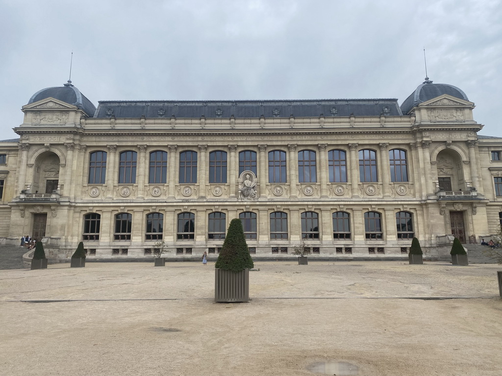 East side of the Grande Galerie de l`Évolution museum at the Esplanade Milne Edwards