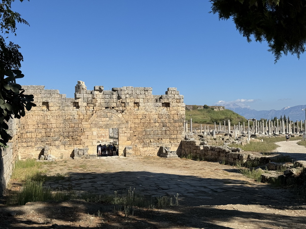 South side of the Roman Gate at the south side of the City Walls at the Ancient City of Perge