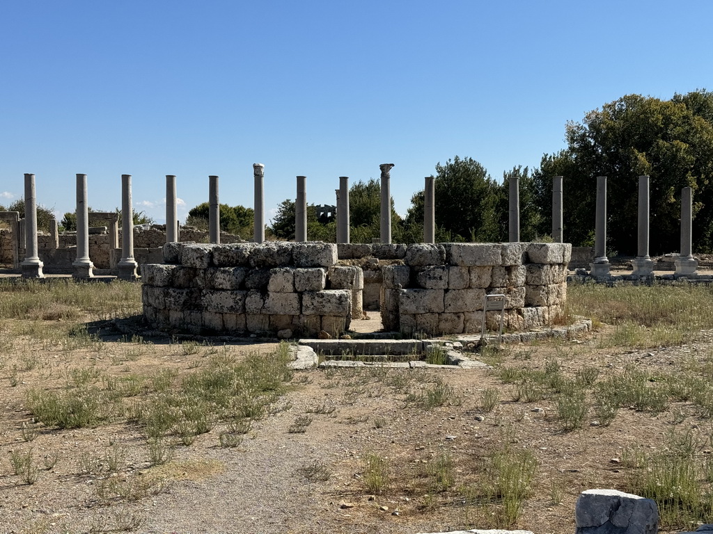 Fountain at the center of the Agora at the Ancient City of Perge