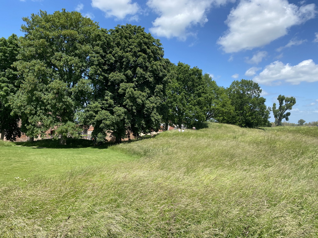 Max at the south rampart of Loevestein Castle