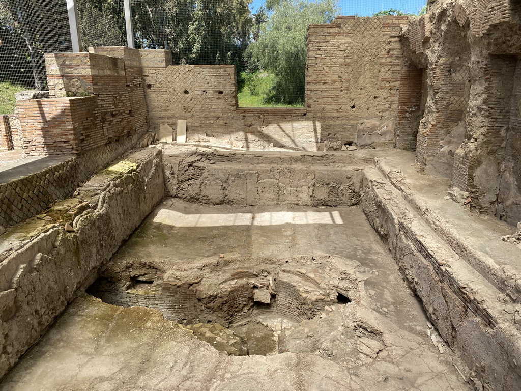 Interior of the Suburban Baths at the Pompeii Archeological Site