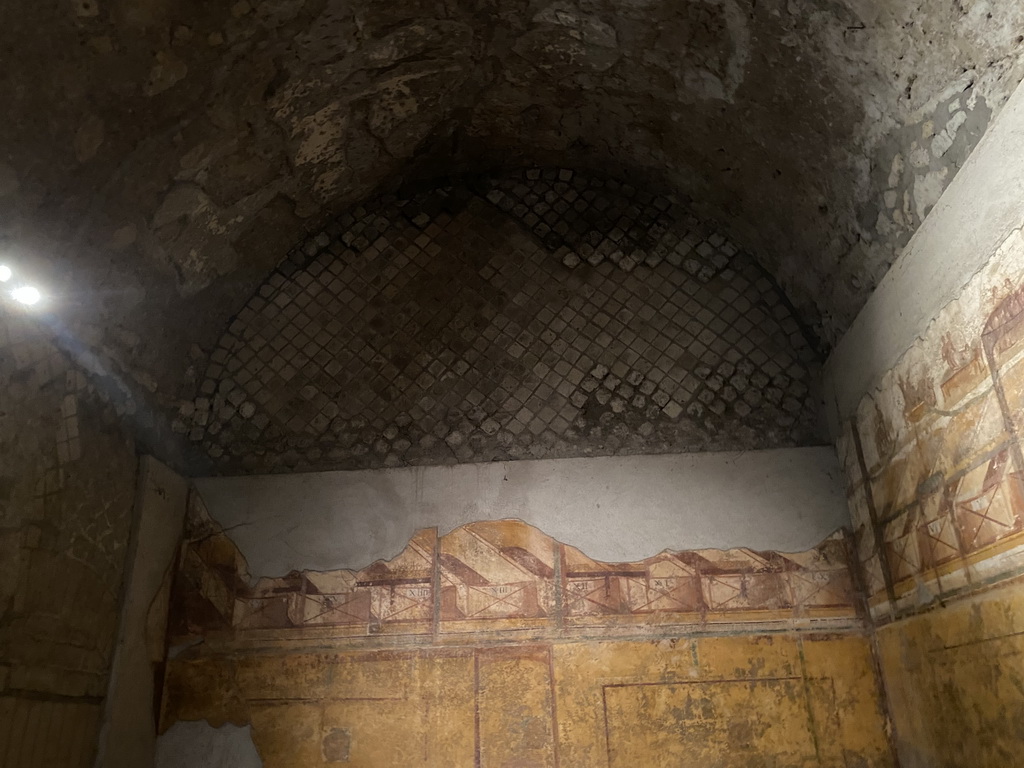 Wall paintings at the Suburban Baths at the Pompeii Archeological Site