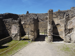 Walls at the House of Marcus Lucretius at the Pompeii Archeological Site