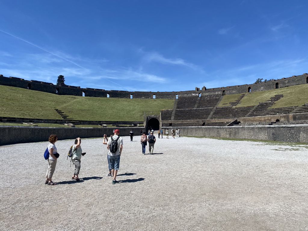 Grandstands at the Amphitheatre at the Pompeii Archeological Site