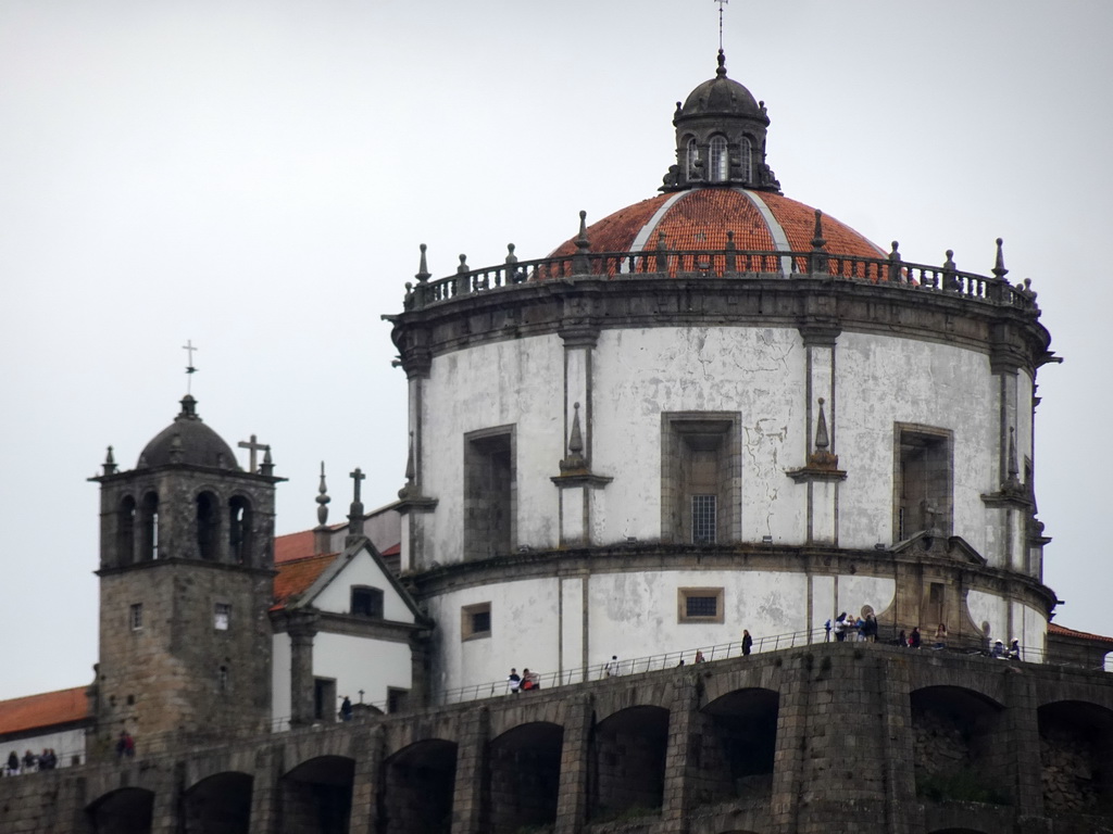 The Mosteiro da Serra do Pilar monastery at Vila Nova de Gaia, viewed from the Cais da Estiva street