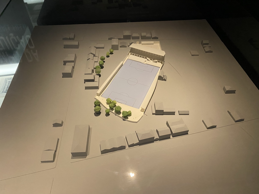 Scale model of the Campo da Constituição stadium at the FC Porto Museum at the Estádio do Dragão stadium