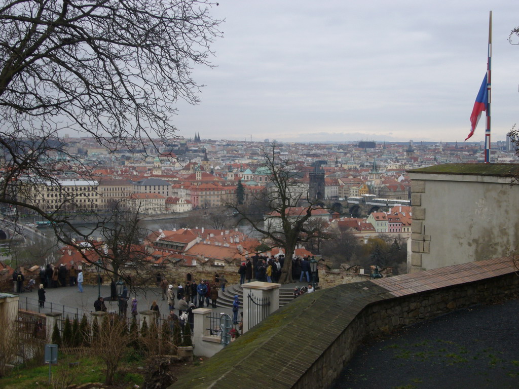 View on the city center from Prague Castle