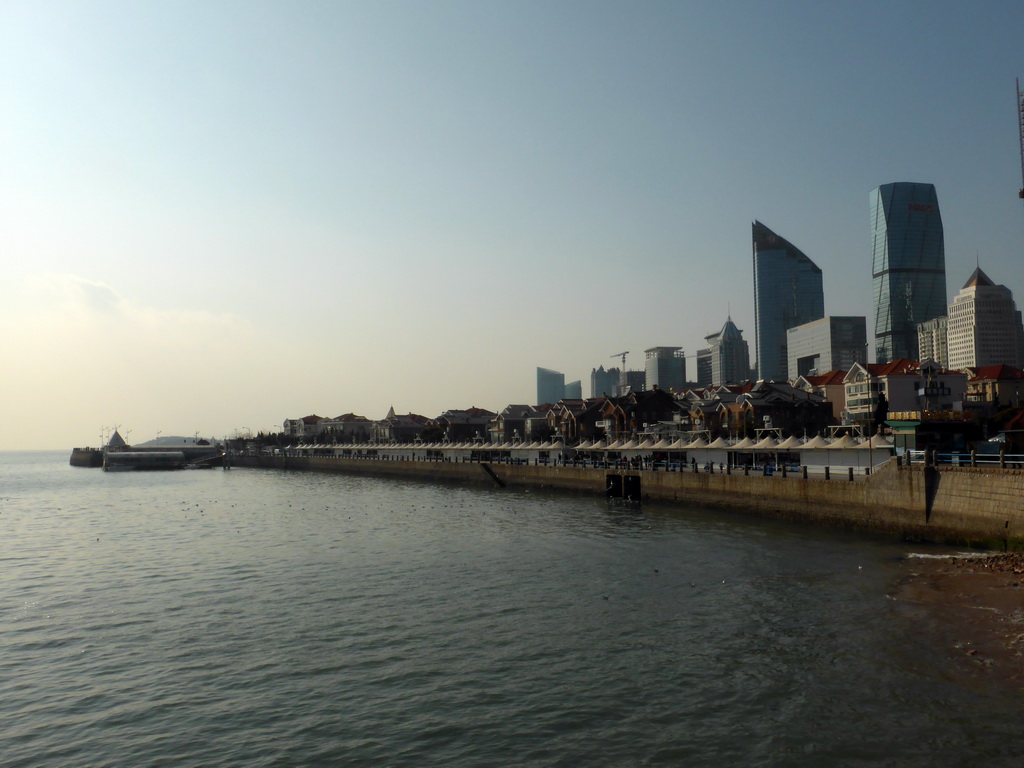 The coastline at the west side of the May Fourth Square