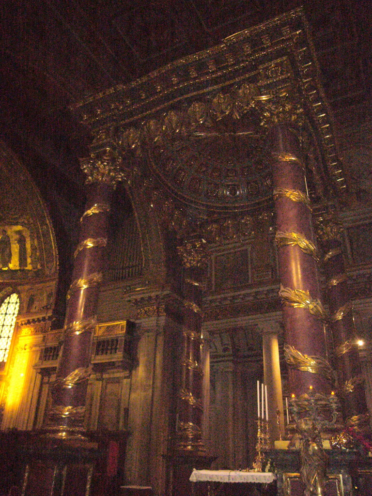 The High Altar and Canopy of the Basilica di Santa Maria Maggiore church