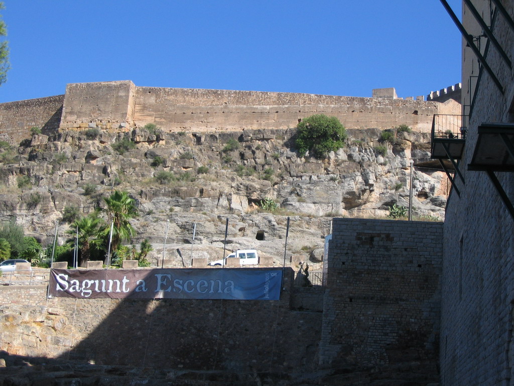 Entrance to the Roman Theatre, and the Citadel