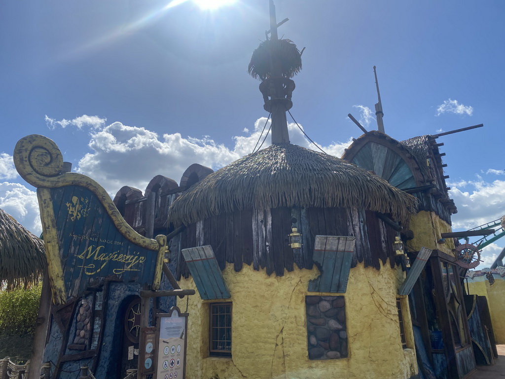 Front of the Magiezijn attraction at the Port Laguna section at the Toverland theme park