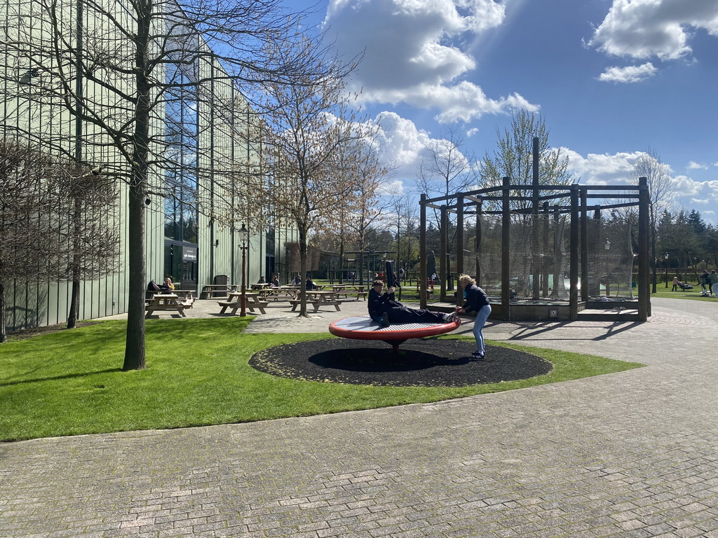 Playground at the Wunderwald section at the Toverland theme park