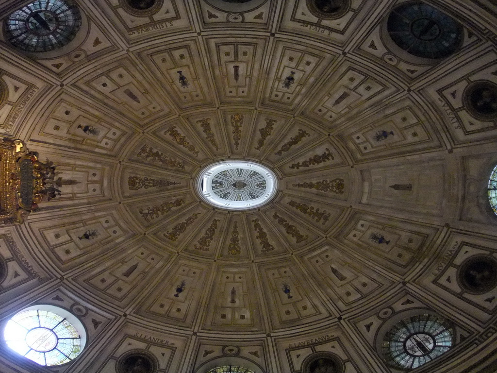 Ceiling of the Sala Capitular room at the Seville Cathedral