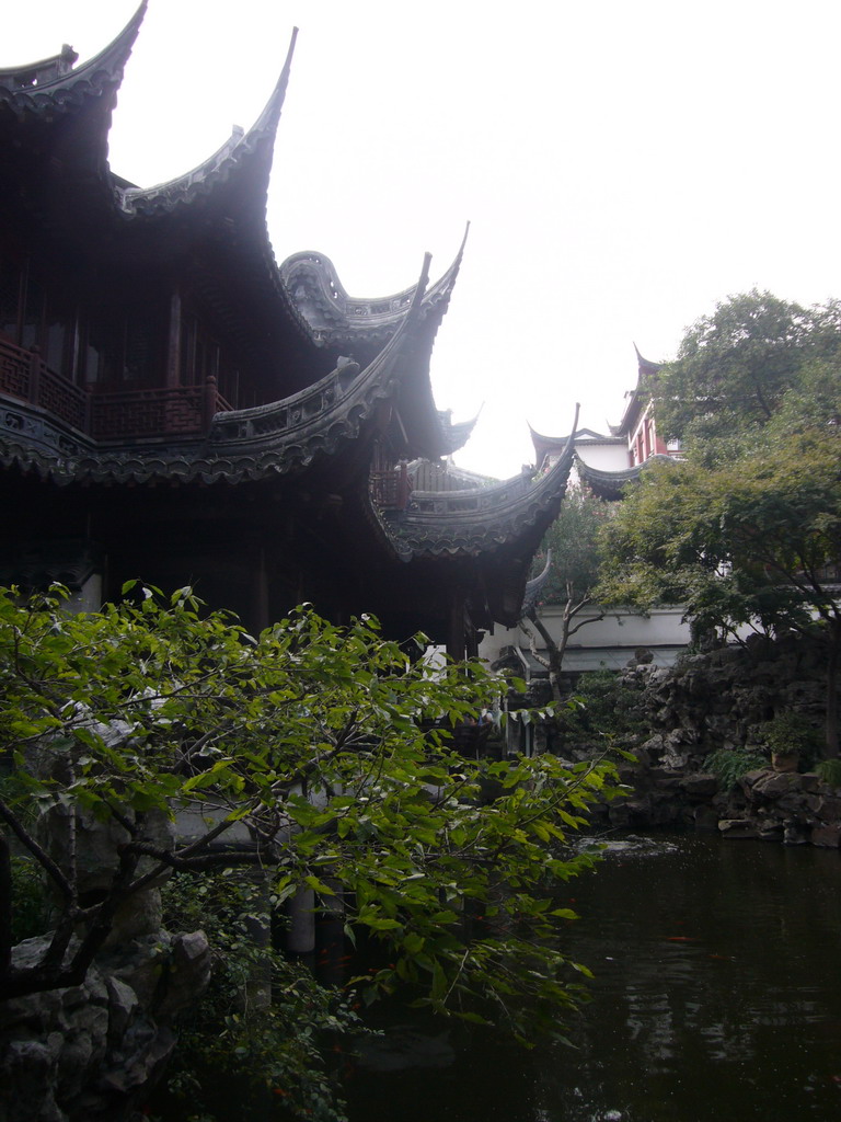 Pavilions and pool in the Yuyuan Garden in the Old Town