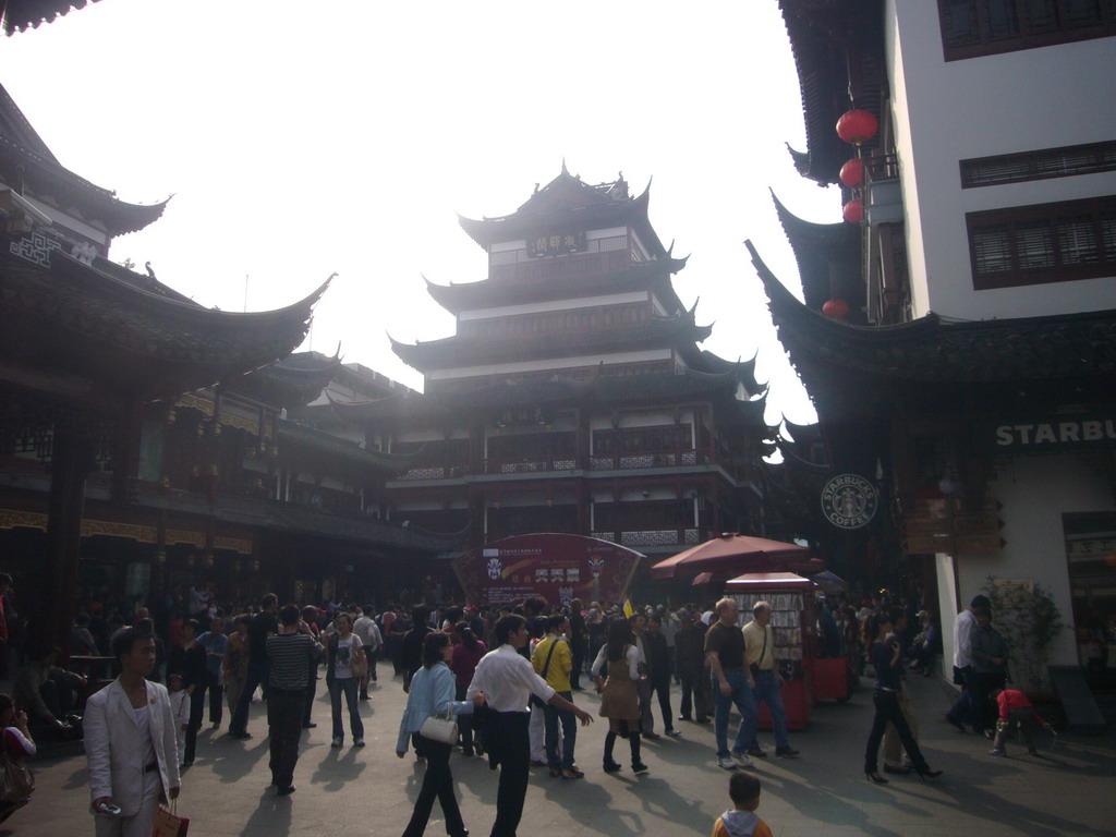 Shopping area just outside of the Temple of the Town Gods