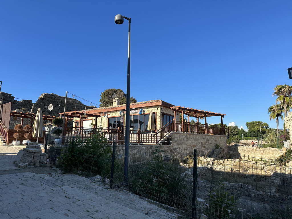 The Sapphire Pub and the southeast side of the Big Bath, viewed from the Barbaros Caddesi street