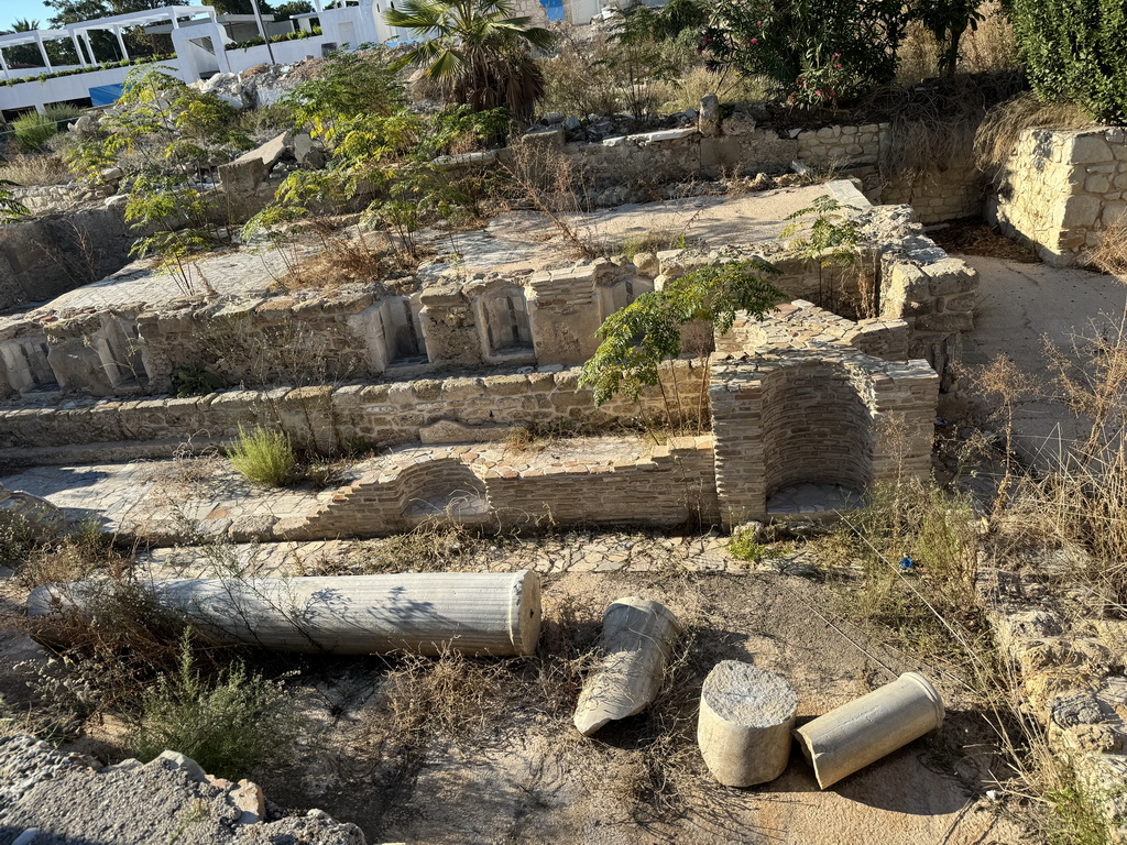 Ruins of houses at the Barbaros Caddesi street