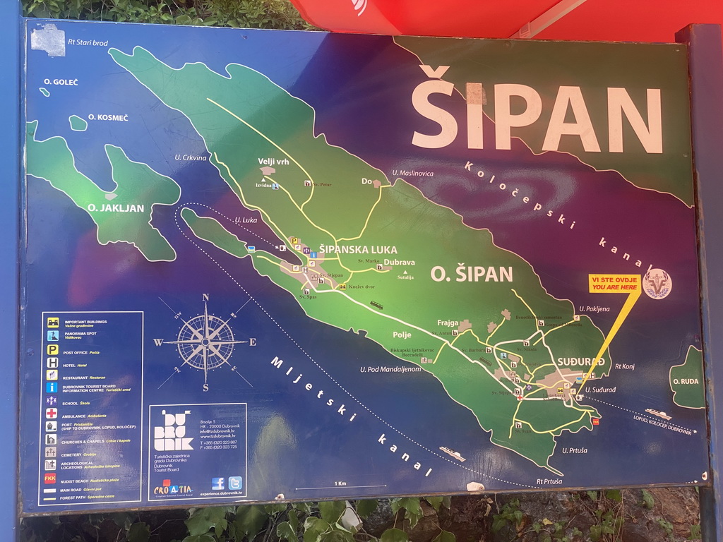 Map of Sipan island