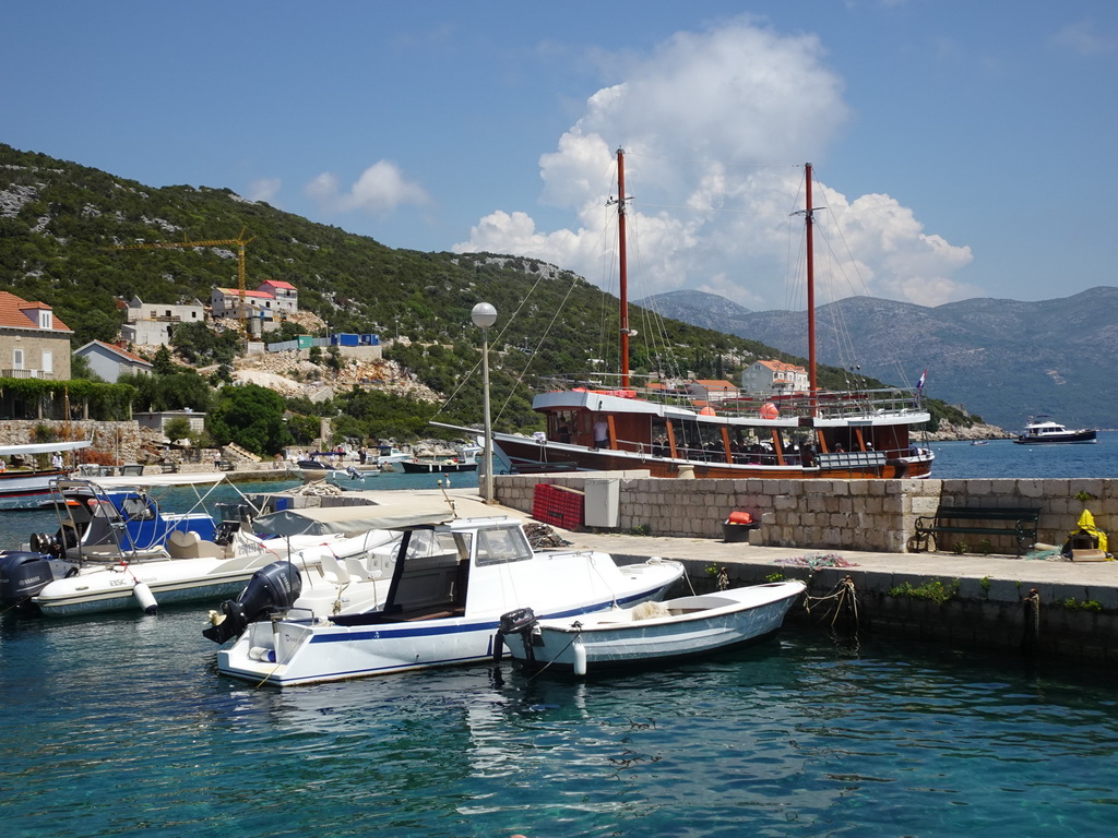 Boats at the Sudurad Harbour