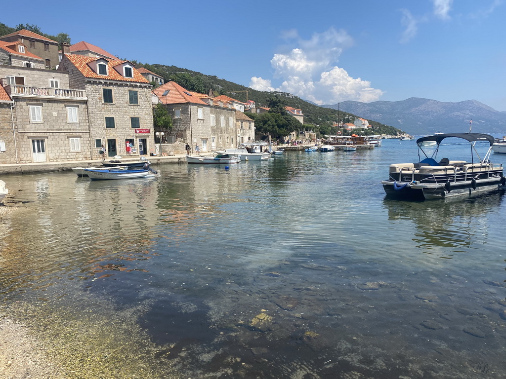 Boats at the Sudurad Harbour