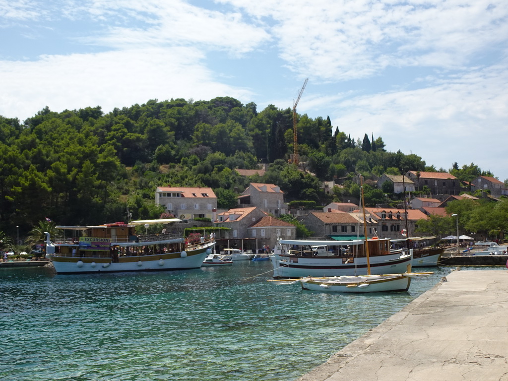 Boats at the Sudurad Harbour