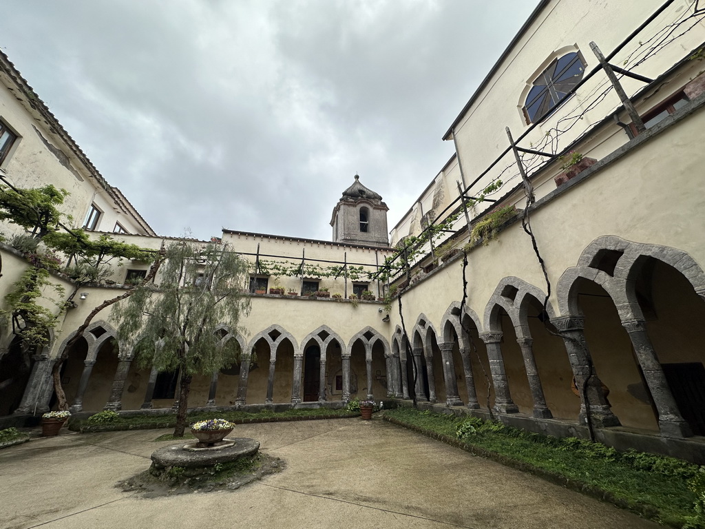 Inner square and tower of the Chiostro di San Francesco cloister