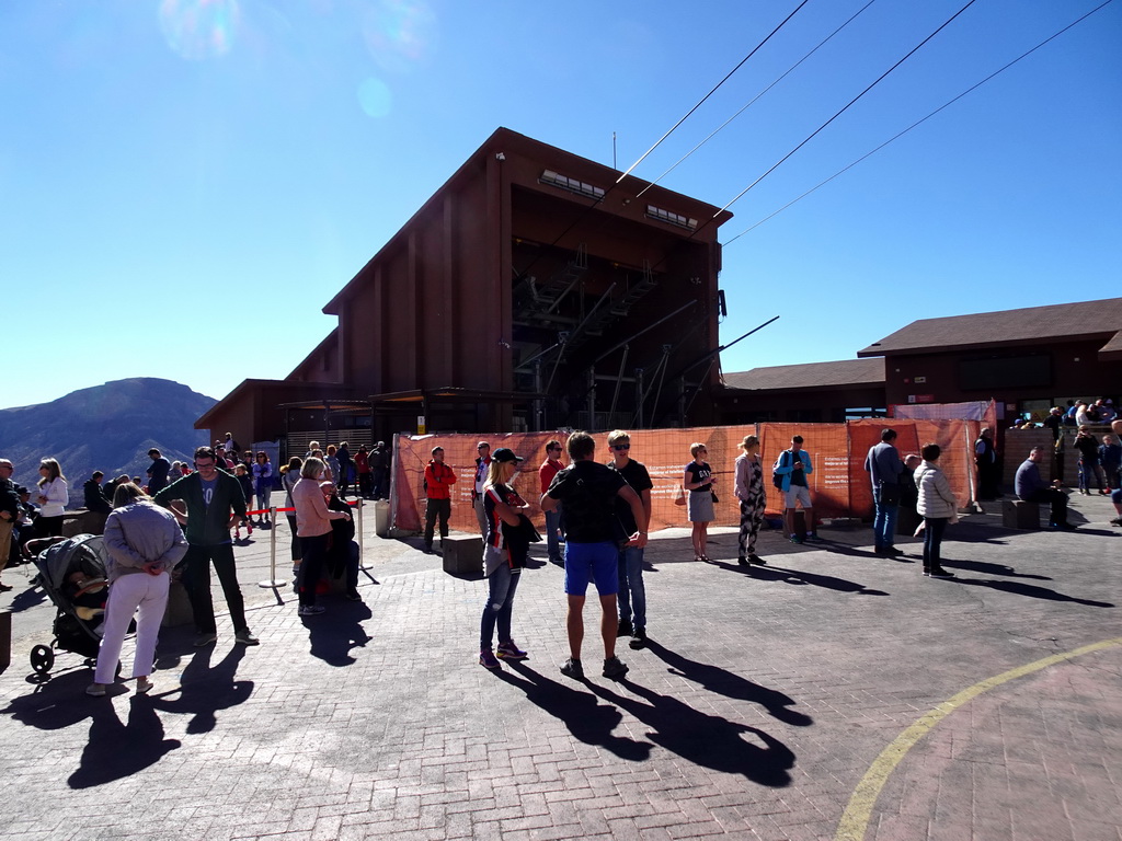 The Teide Cable Car base station