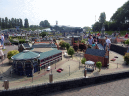 Scale model of the `The Sting` shop of the Hague and other buildings at the Madurodam miniature park